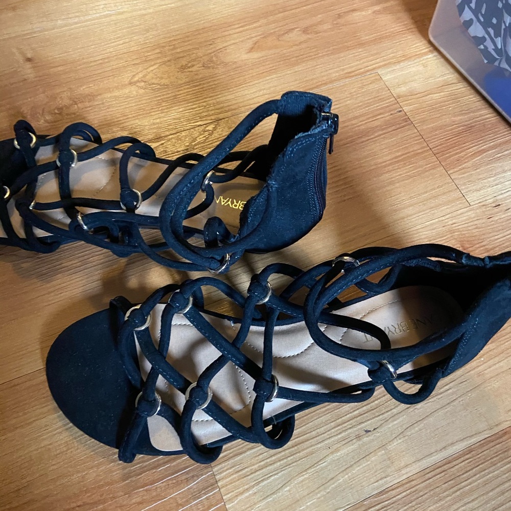 Lane Bryant sandal wedge with low heel